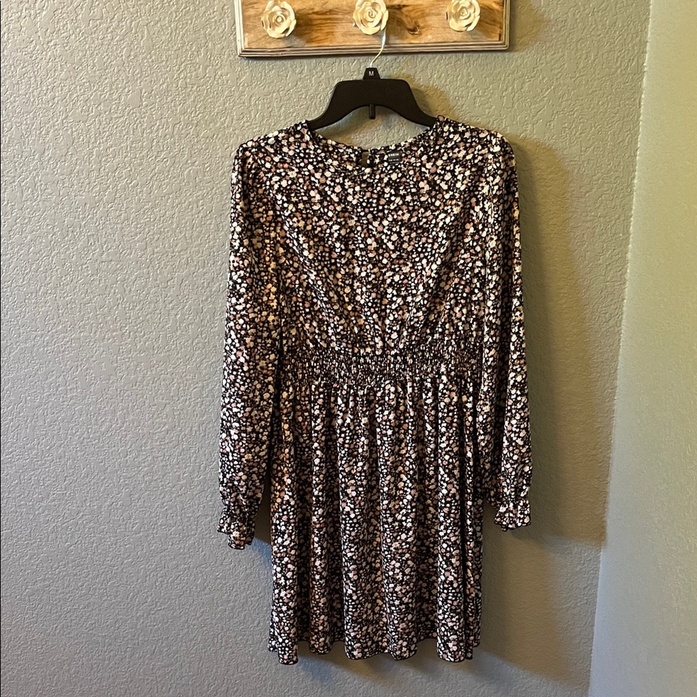 SHEIN Floral Long Sleeve Dress